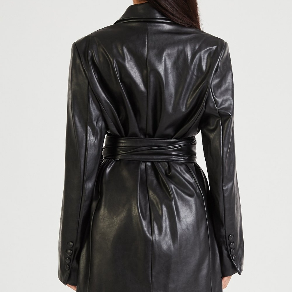 Leather Jacket Dress - Picture 7 of 11